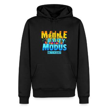 Malle Party Modus Aktiviert Mallorca Gruppen Shirt - Männer Premium Bio Hoodie - Schwarz - Vorne - Nico (187cm)