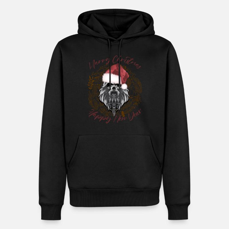Weihnachten - Männer Premium Bio Hoodie - Schwarz