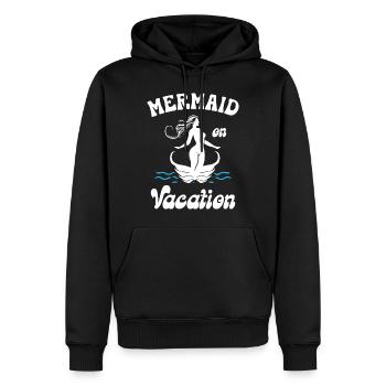 Mermaid on Vacation - Männer Premium Bio Hoodie - Schwarz - Vorne - Nico (187cm)