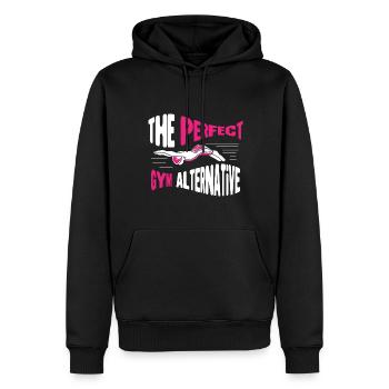 Nageurs Natation 50 mètres piste Brasse - Sweat à capuche Premium bio Homme - noir - Devant - Nico (187cm)