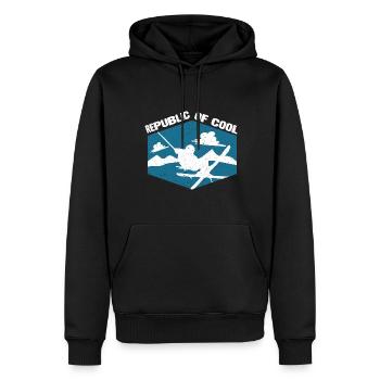 Ski Sking Snowboard Wintersport Skifahrer - Männer Premium Bio Hoodie - Schwarz - Vorne - Nico (187cm)