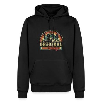 Januar 1934 geboren Geburtstag Mann Frau retro - Männer Premium Bio Hoodie - Schwarz - Vorne - Nico (187cm)