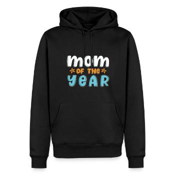Mother's Day Mother Mom Mom - Men’s Premium Organic Hoodie - black - Front - Nico (187cm)