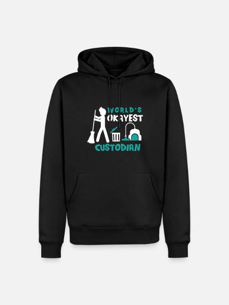 Caretaker Caretaker Facility Management - Men’s Premium Organic Hoodie - black
