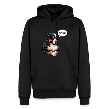 Nein Australian Shepherd Aussie Aussiebesitzer - Männer Premium Bio Hoodie - Schwarz - Vorne - Nico (187cm)