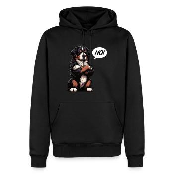 No Berner Sennenhund Sennenhunde Sennen Besitzer - Männer Premium Bio Hoodie - Schwarz - Vorne - Nico (187cm)