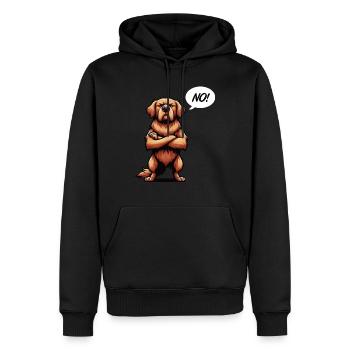 No Golden Retriever Goldie Goldiebesitzer Goldies - Männer Premium Bio Hoodie - Schwarz - Vorne - Nico (187cm)