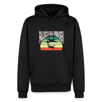 Fallschirmspringen Fallschirm Luftsport - Männer Premium Bio Hoodie - Schwarz - Vorne - Nico (187cm)
