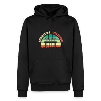Chemieingenieurwesen Chemietechnik Chemikalien - Männer Premium Bio Hoodie - Schwarz - Vorne - Nico (187cm)