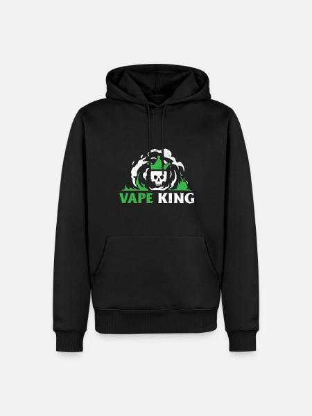 Cigarette électrique E-Cigarette E-Shisha Vape - Sweat à capuche Premium bio Homme - noir