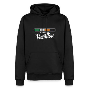 Irlande Flag Mode Vacances Drapeau irlandais Dublin - Sweat à capuche Premium bio Homme - noir - Devant - Nico (187cm)