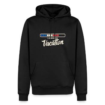 Frankreich Flagge Used Look Französische Fahne - Männer Premium Bio Hoodie - Schwarz - Vorne - Nico (187cm)