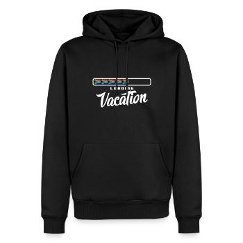 Drapeau de l’Afrique du Sud Drapeau sud-africain - Sweat à capuche Premium bio Homme - noir - Devant - Nico (187cm)