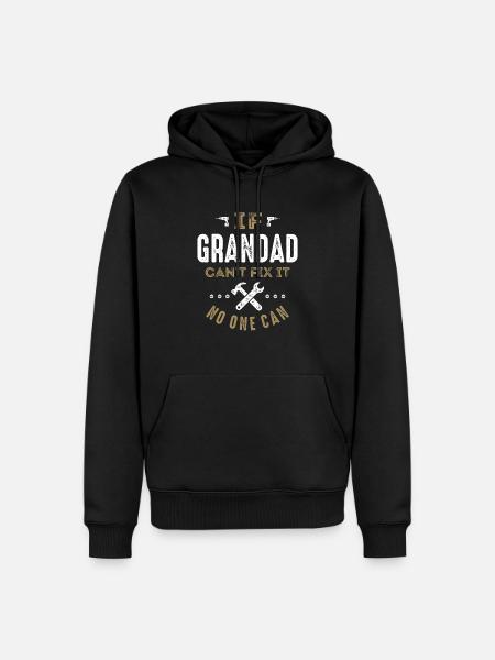 Grandad Can Fix It - Men’s Premium Organic Hoodie - black