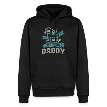 I'm a Professional Daddy - Men’s Premium Organic Hoodie - black - Front - Nico (187cm)