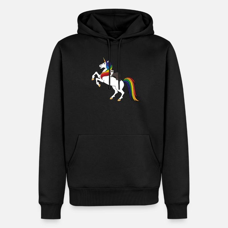 Frettchen - Männer Premium Bio Hoodie - Schwarz