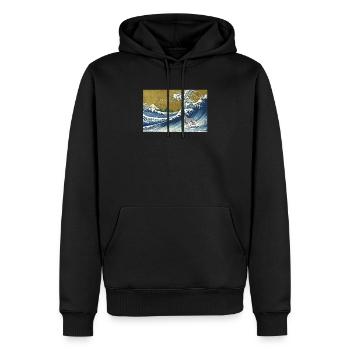 Schnauzer 2 - Sweat à capuche Premium bio Homme - noir - Devant - Nico (187cm)