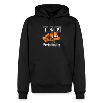 Red Panda - Men’s Premium Organic Hoodie - black - Front - Nico (187cm)