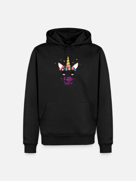 Little Sister - Men’s Premium Organic Hoodie - black