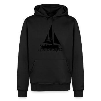 Les petits pirates de la nuit, cadeau drôle Design - Sweat à capuche Premium bio Homme - noir - Devant - Nico (187cm)