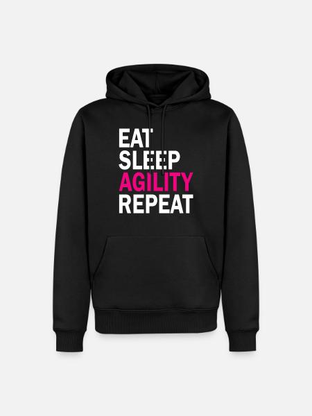 Dog dog agility - Men’s Premium Organic Hoodie - black