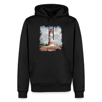 PRODUITS ISOKARI LIGHTHOUSE POUR TOUS LES ÂGES, Voir - Sweat à capuche Premium bio Homme - noir - Devant - Nico (187cm)