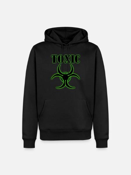 Toxic with signs - Men’s Premium Organic Hoodie - black