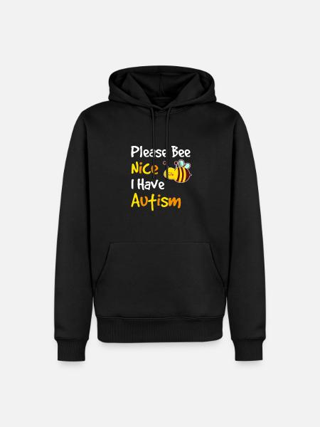 Autism, Autism Awareness - Men’s Premium Organic Hoodie - black