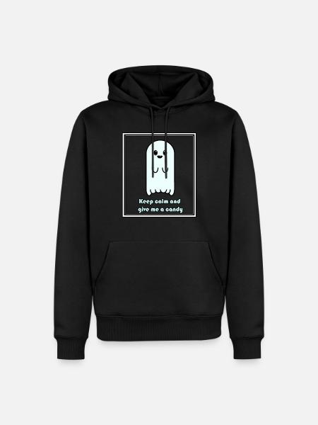 Vute Geist - Männer Premium Bio Hoodie - Schwarz