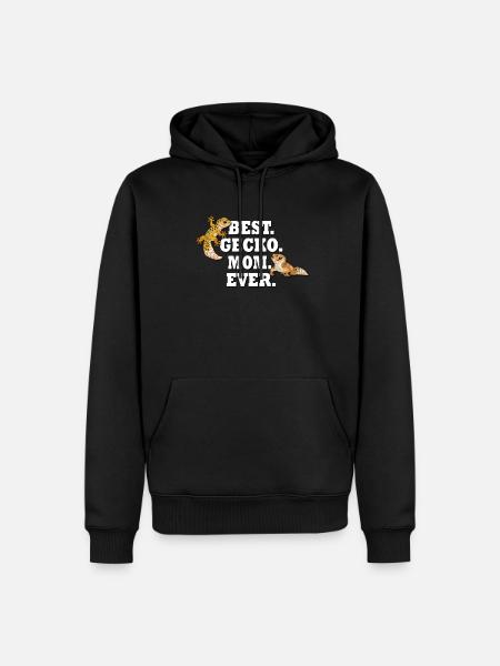 Leopardgecko - Männer Premium Bio Hoodie - Schwarz