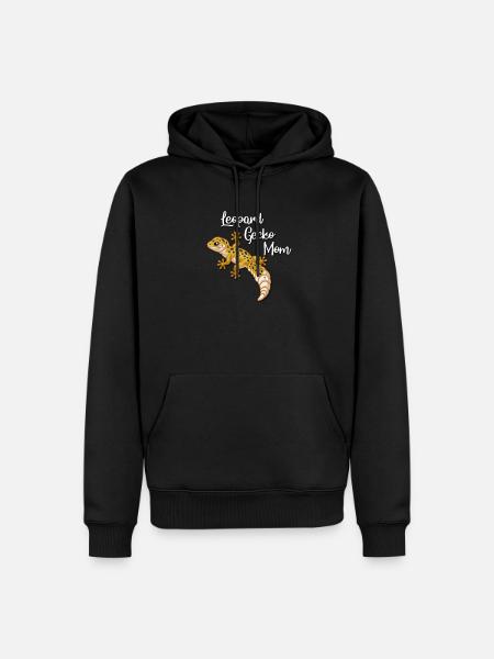 Leopardgecko - Männer Premium Bio Hoodie - Schwarz