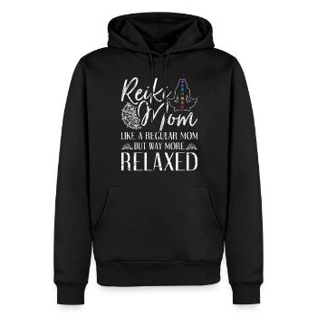 Reiki Mom Chakra Spirituelle Heilung - Männer Premium Bio Hoodie - Schwarz - Vorne - Nico (187cm)
