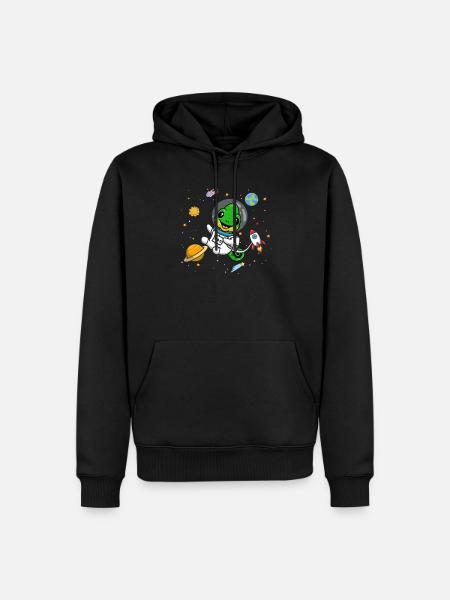Chameleon - Men’s Premium Organic Hoodie - black