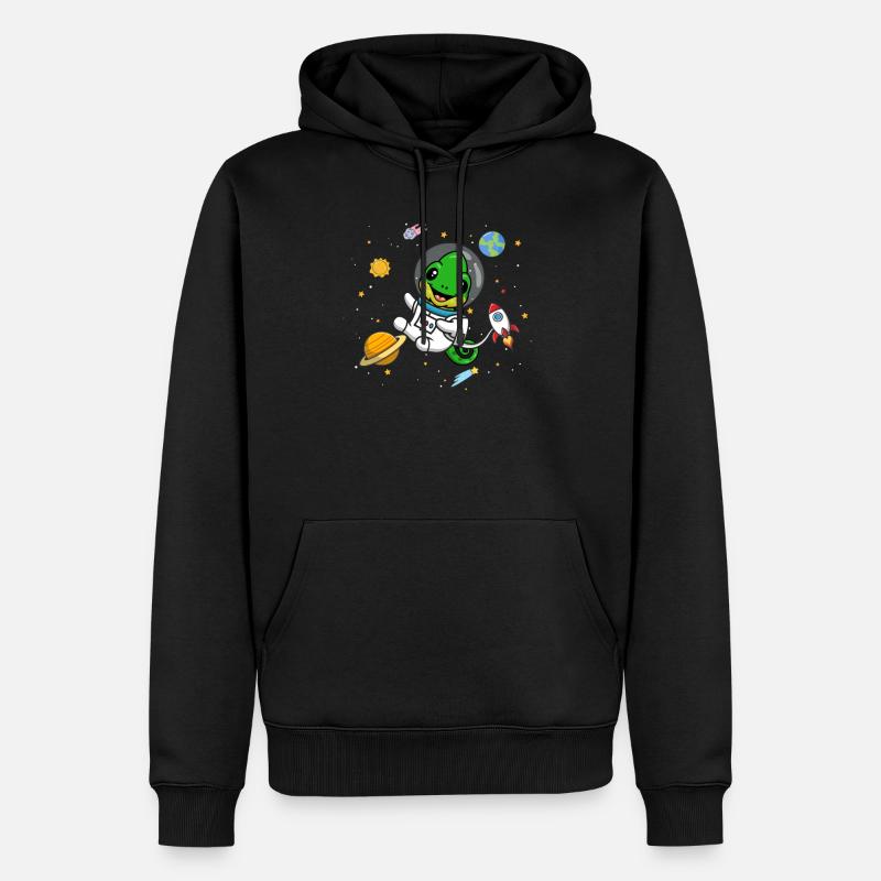 Chamäleon - Männer Premium Bio Hoodie - Schwarz