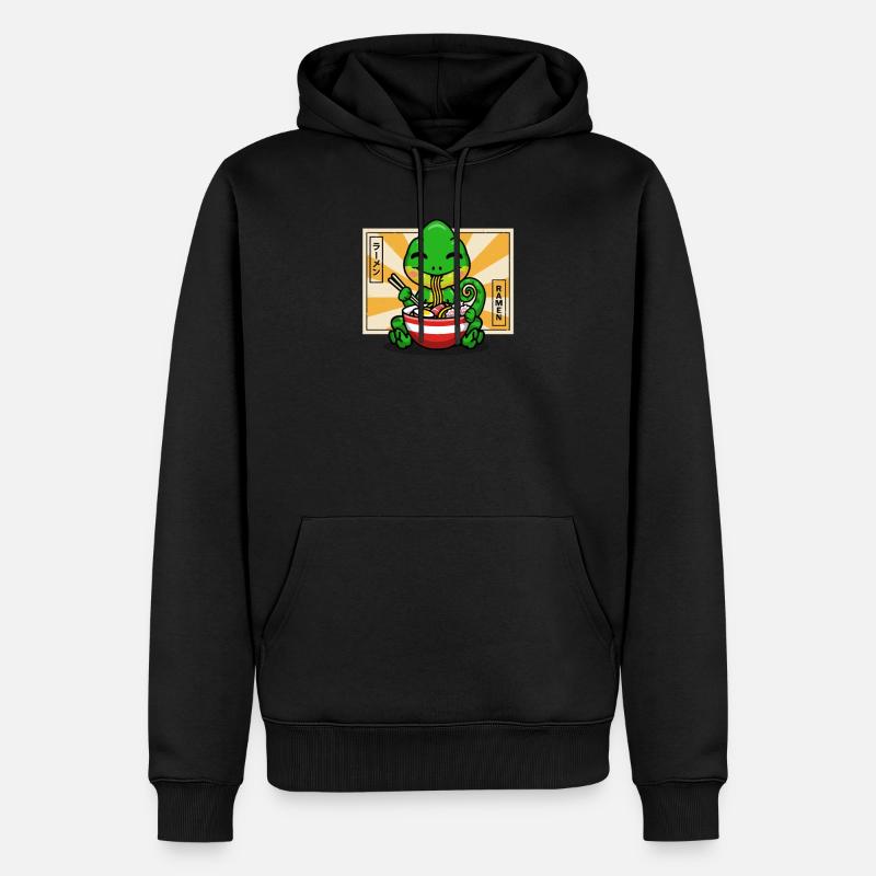 Chamäleon - Männer Premium Bio Hoodie - Schwarz