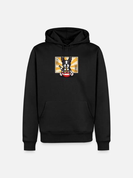 Boston Terrier - Sweat à capuche Premium bio Homme - noir
