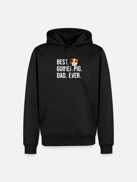 Papa cochon d’Inde - Sweat à capuche Premium bio Homme - noir
