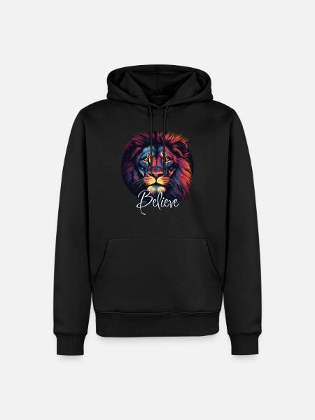 Believe - Men’s Premium Organic Hoodie - black