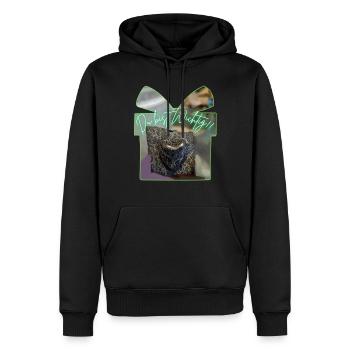 Du bist wichtig - Männer Premium Bio Hoodie - Schwarz - Vorne - Nico (187cm)