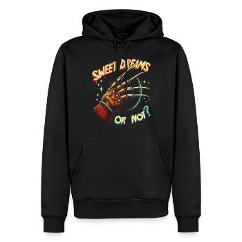 Un cauchemar sur Elm Street - De beaux rêves, ou pas ? - Sweat à capuche Premium bio Homme - noir - Devant - Nico (187cm)