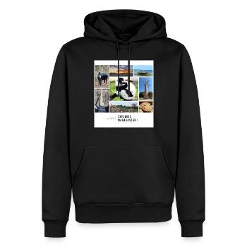 Erinnerungen an Madagaskar - Männer Premium Bio Hoodie - Schwarz - Vorne - Nico (187cm)