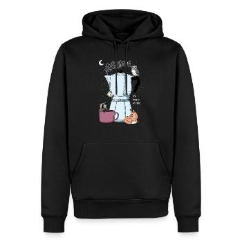 The Nocturnals Secret Power - Men’s Premium Organic Hoodie - black - Front - Nico (187cm)