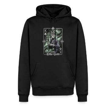 Ewiger König der Kreuze - Männer Premium Bio Hoodie - Schwarz - Vorne - Nico (187cm)