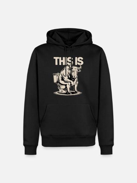 This Is Bullshit - Men’s Premium Organic Hoodie - black