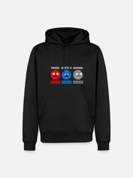 Chimie - Sweat à capuche Premium bio Homme - noir