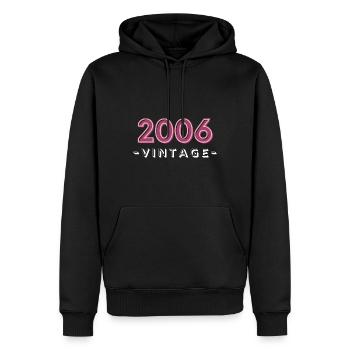 born 2006 gift idea birthday year 06 - Men’s Premium Organic Hoodie - black - Front - Nico (187cm)