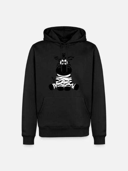 Zebrotto - Men’s Premium Organic Hoodie - black