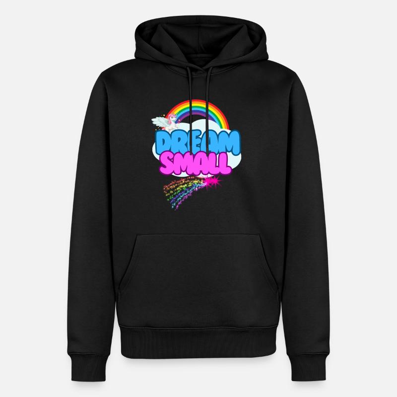 Rêve Petit Drôle Sarcastique - Sweat à capuche Premium bio Homme - noir