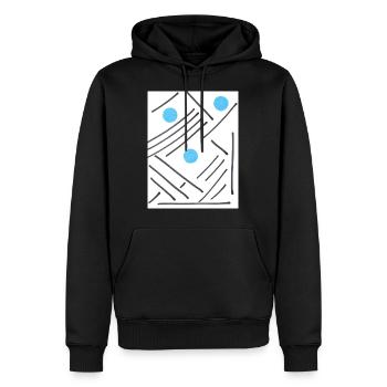 Lee - Sweat à capuche Premium bio Homme - noir - Devant - Nico (187cm)