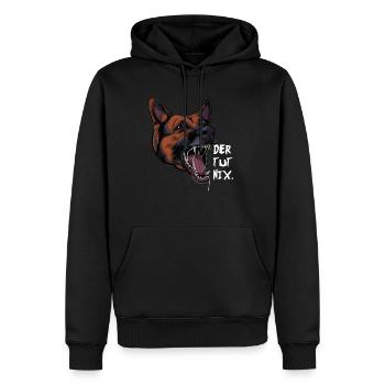 L'idée cadeau rigolote de Tut Nix Bad Dog - Sweat à capuche Premium bio Homme - noir - Devant - Nico (187cm)